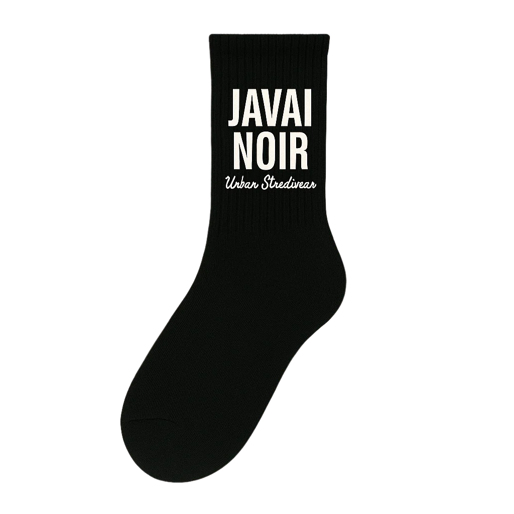 JAVAI NOIR Urban Streetwear Socks – 3 Color Options