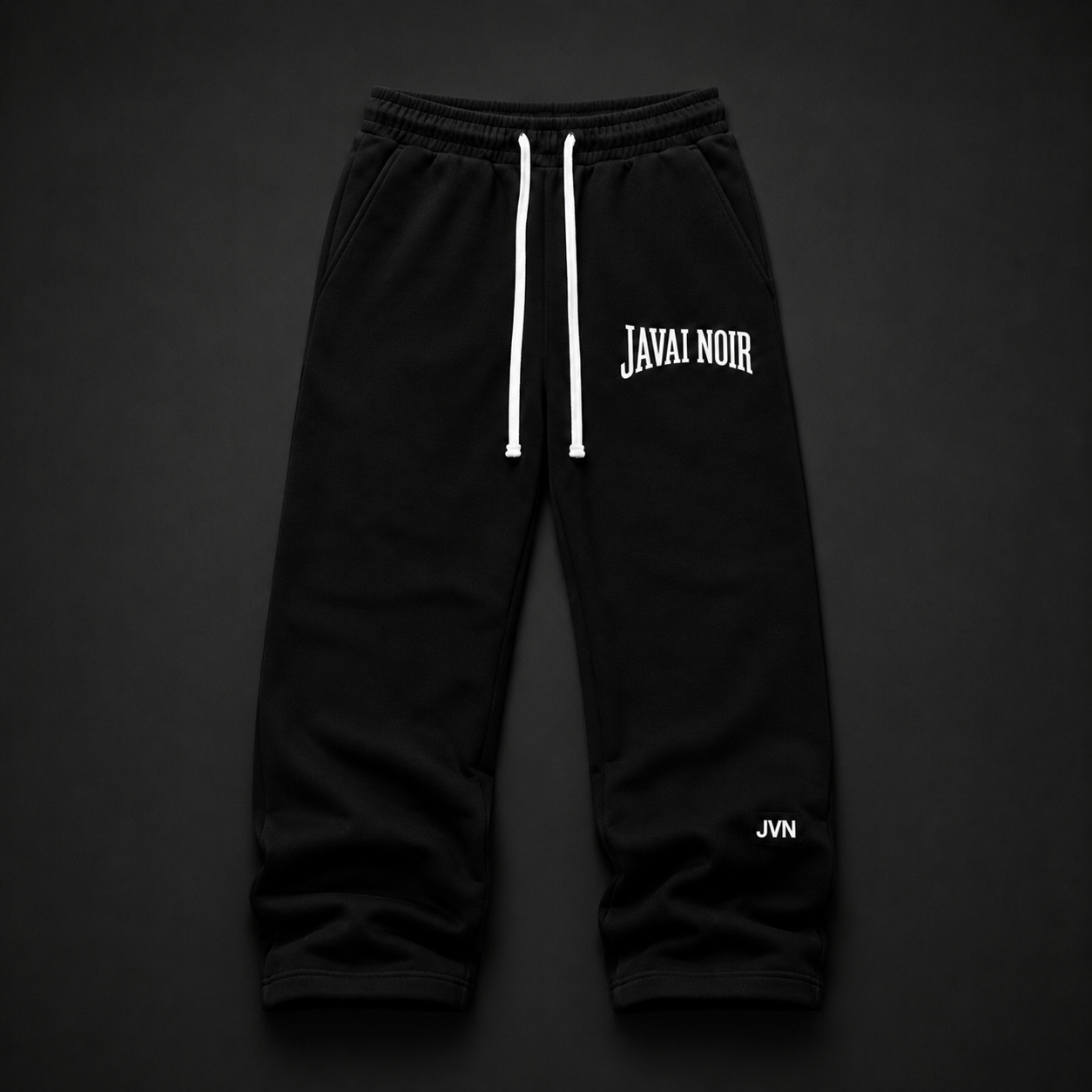 Noir Stacked Sweatpants